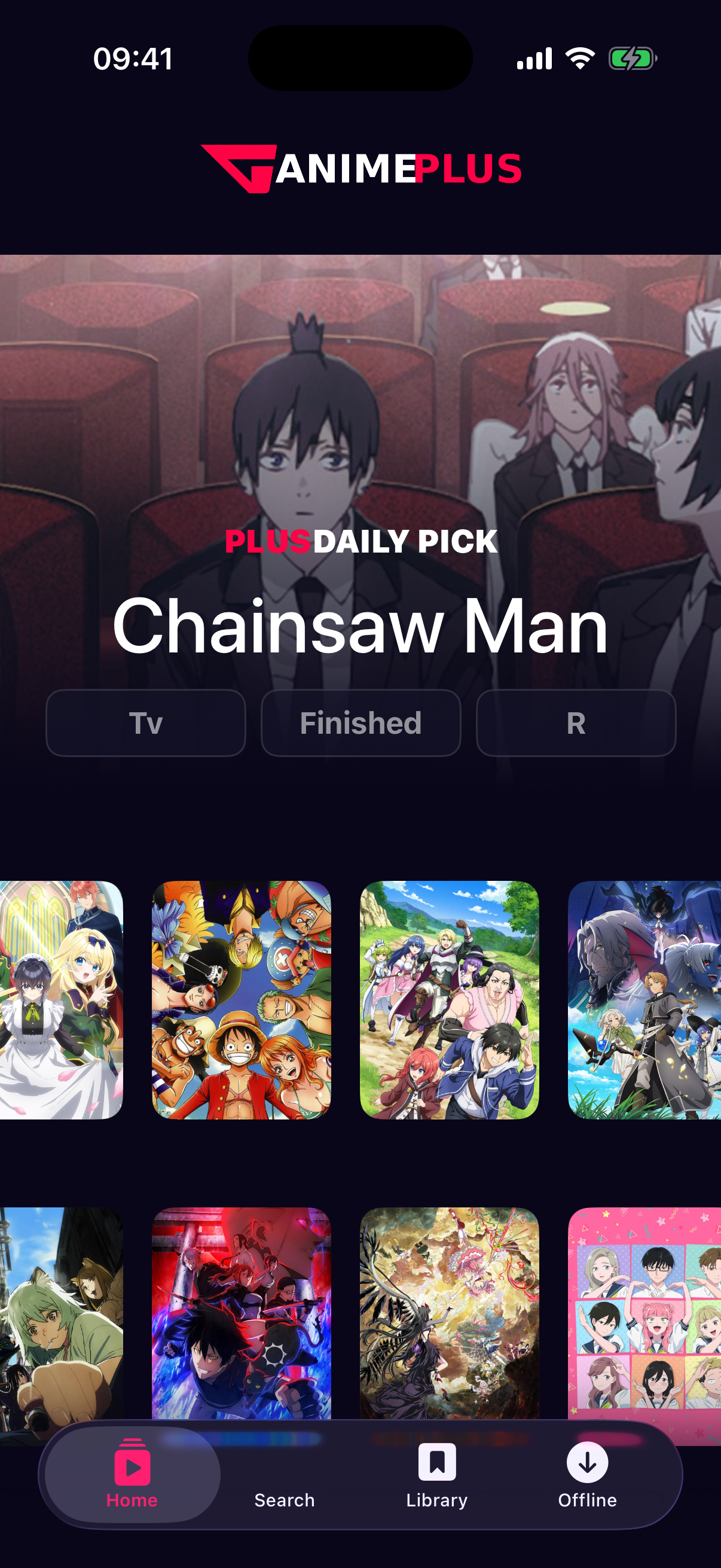 AnimeFLV app interface
